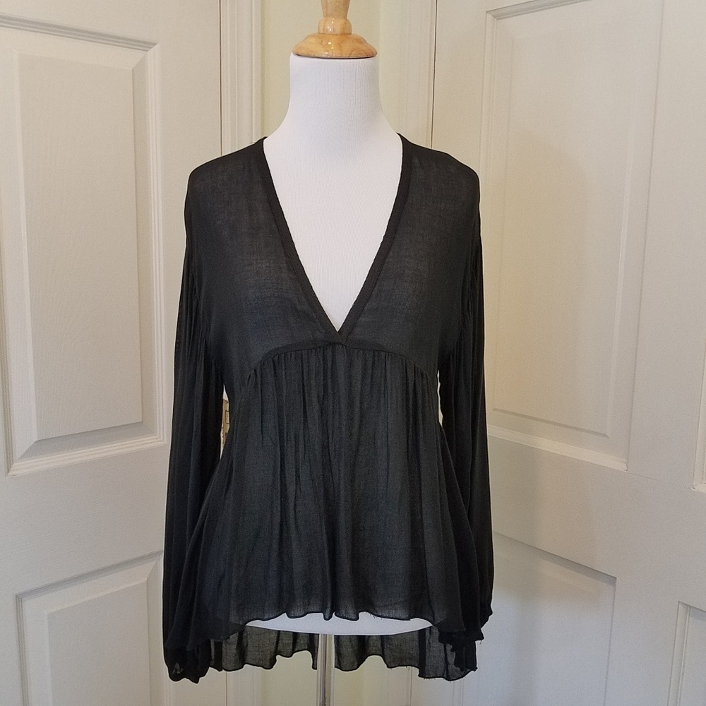 ZARA BOHO CHIC HI LOW TOP